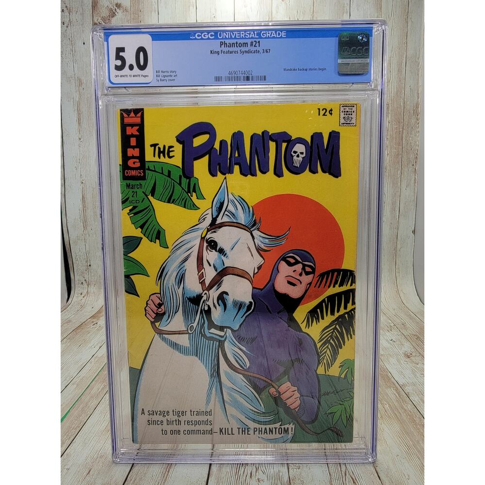 The Phantom #21 1967 Western King Comics CGC 5.0